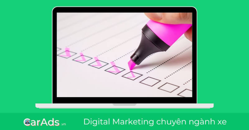 Check list làm việc hằng ngày của nhân viên kinh doanh xe ô tô